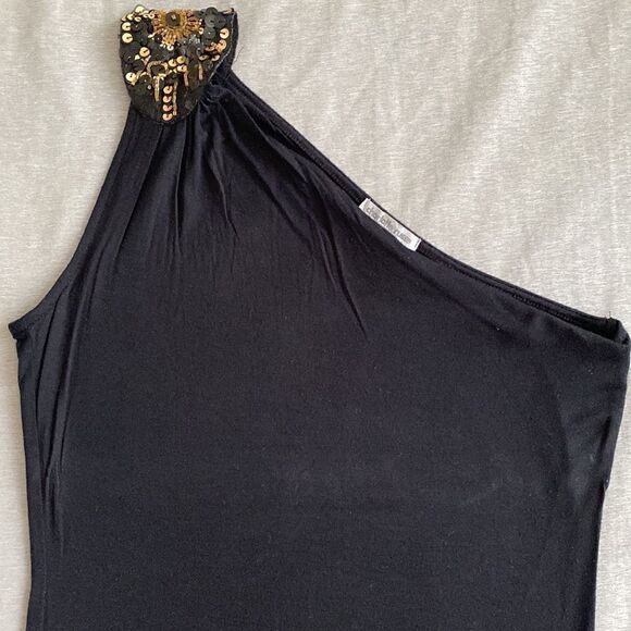 Charlotte Russe One Shoulder Top Size Small - Picture 2 of 7